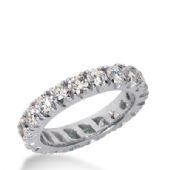 14k Gold Diamond Eternity Wedding Bands, Prong Setting 3.00 ct. DEB2261514K