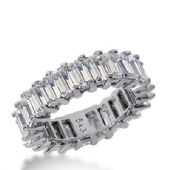 950 Platinum Diamond Eternity Wedding Bands, Common Prong Setting 7.50 ct. DEB203PLT