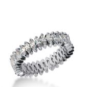 950 Platinum Diamond Eternity Wedding Bands, Prong Setting 3.00 ct. DEB207PLT