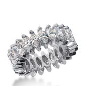 950 Platinum Diamond Eternity Wedding Bands, Prong Setting 5.00 ct. DEB208PLT