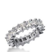 950 Platinum Diamond Eternity Wedding Bands, Shared Prong Setting 5.50 ct. DEB232PLT