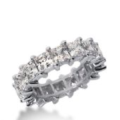 950 Platinum Diamond Eternity Wedding Bands, Shared Prong Setting 7.00 ct. DEB233PLT