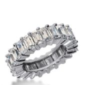 950 Platinum Diamond Eternity Wedding Bands, Shared Prong Setting 8.00 ct. DEB242PLT