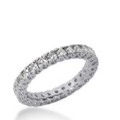 14k Gold Diamond Eternity Wedding Bands, Box Setting 0.75 ct. DEB25514K