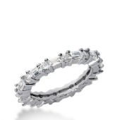 14k Gold Diamond Eternity Wedding Bands, Shared Prong Set 1.50 ct. DEB27514K