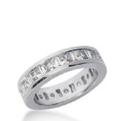 14k Gold Diamond Eternity Wedding Bands, Channel Set 3.00 ct. DEB27814K