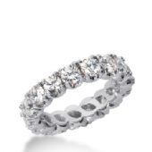 18k Gold Diamond Eternity Wedding Bands, Prong Set 3.50 ct. DEB30318K