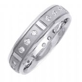 14K 6mm Comfort Fit Comfort Fit Diamond Band 1180 (0.54ctw.)