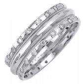 18k Gold Round Brilliant 7mm Comfort Fit Diamond Band 0.48ctw 1235