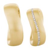 14k Gold His & Hers 0.36ctw Diamond Wedding Band Set 209