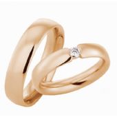 14k Gold His & Hers 0.08ctw Diamond Wedding Band Set 221