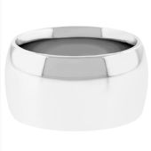 Platinum 950 12mm Comfort Fit Dome Wedding Band Super Heavy Weight