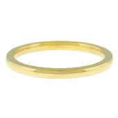 14k Yellow Gold 2mm Comfort Fit Dome Wedding Band Heavy Weight