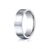 Cobaltchrome 7.5mm ComfortFit Satin-Finished Design Ring