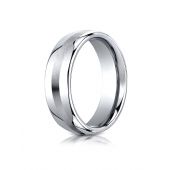 Cobaltchrome 7.5mm Comfort-Fit Satin-Finished Design Ring