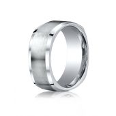 Cobaltchrome 9mm Comfort-Fit Satin-Finished Four-Sided Design Ring
