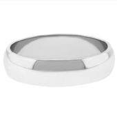 Platinum 950 5mm Dome Wedding Band Medium Weight