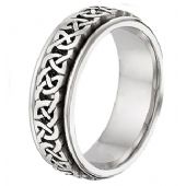 950 Platinum Celtic 4016 Wedding Band