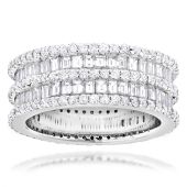 Designer 14K Gold & 4.5 Carat Eternity Ring