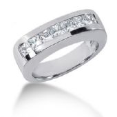 Excellent 18K Gold & 1.19 Carat Diamond Wedding Ring for Men