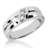 Exquisite Platinum & 0.15 Carat Diamond Wedding Ring for Women