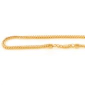 Luxurious 10K Solid Yellow Gold Franco Chain 3mm