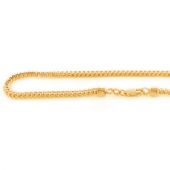 Luxurious 10K Solid Yellow Gold Franco Chain 3mm
