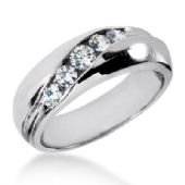 Platinum & 0.64 Carat Diamond Wedding Ring for Men