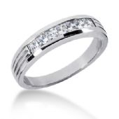 Platinum & 0.70 Carat Diamond Wedding Ring for Men