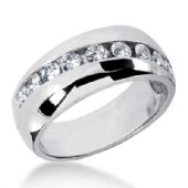 Platinum & 0.90 Carat Diamond Wedding Band for Men