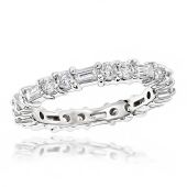 Premium Quality 14K Gold & 1.44 Carat Diamond Eternity Band