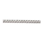 Solid 14K White Gold Gold Miami Cuban Link Chain for Men