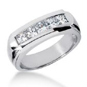 The Exclusive Platinum & 1 Carat Diamond Wedding Ring for Men 
