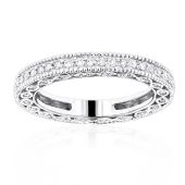 Thin 14K Gold & 0.63 Carat Round Diamond Eternity Ring